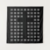 Ihr Logo oder hochgeladenes Bild | Kreuzmuster Wandteppich (Vorderseite)