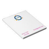 Ihr Logo oder Ihr Design-Editor | Individuelles Ge Notizblock (angewinkelt)