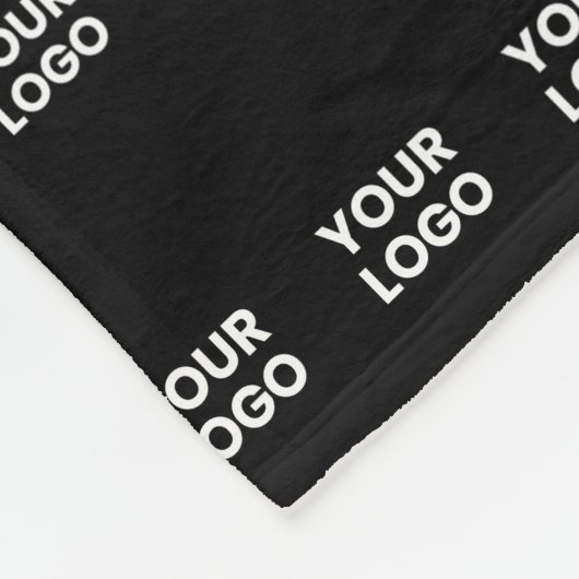 Ihr Logo oder irgendein Design/Bild | Quadratmuste Fleecedecke (Ecke)