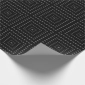 Ihr Logo oder irgendein Design/Bild | Quadratmuste Geschenkpapier (Ecke)