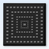 Ihr Logo oder irgendein Design/Bild | Quadratmuste Magnet