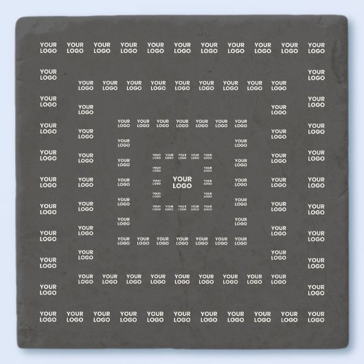 Ihr Logo oder irgendein Design/Bild | Quadratmuste Steinuntersetzer