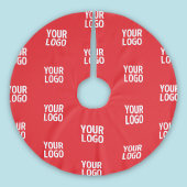 Ihr Logo oder jedes Bild/Design automatisch geglie Polyester Weihnachtsbaumdecke