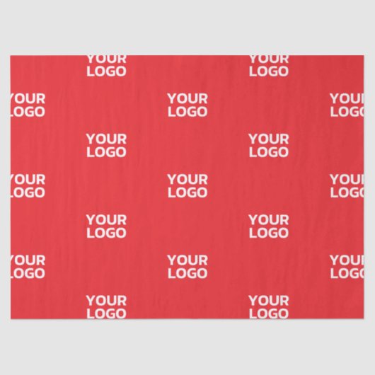 Ihr Logo oder jedes Bild/Design automatisch geglie Seidenpapier (Vorderseite)