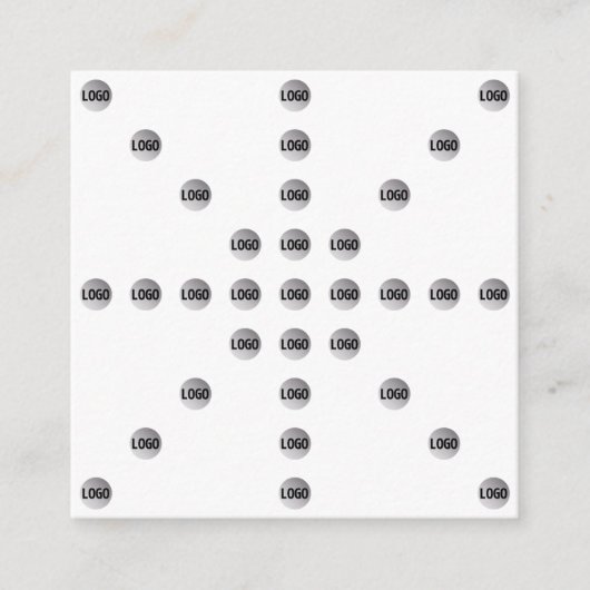 Ihr Logo oder jedes hochgeladene Bild | Star Patte Begleitkarte (Vorderseite)