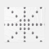 Ihr Logo oder jedes hochgeladene Bild | Star Patte Fleecedecke (Vorderseite (Horizontal))