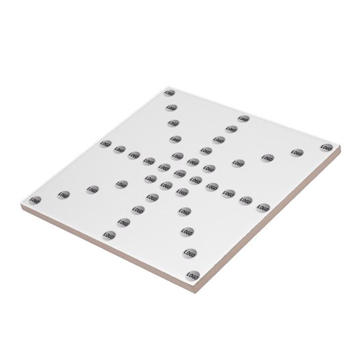 Ihr Logo oder jedes hochgeladene Bild | Star Patte Fliese (Seite)