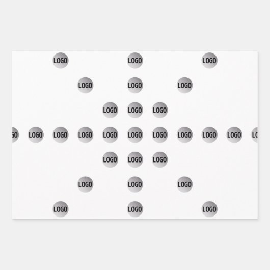 Ihr Logo oder jedes hochgeladene Bild | Star Patte Geschenkpapier Set (Vorderseite)