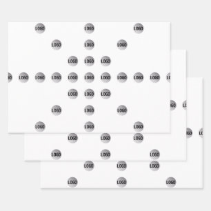 Ihr Logo oder jedes hochgeladene Bild Star Patte Geschenkpapier Set