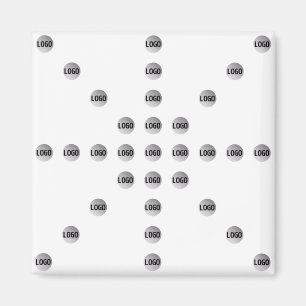 Ihr Logo oder jedes hochgeladene Bild   Star Patte Magnet