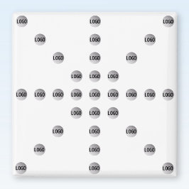 Ihr Logo oder jedes hochgeladene Bild | Star Patte Magnet