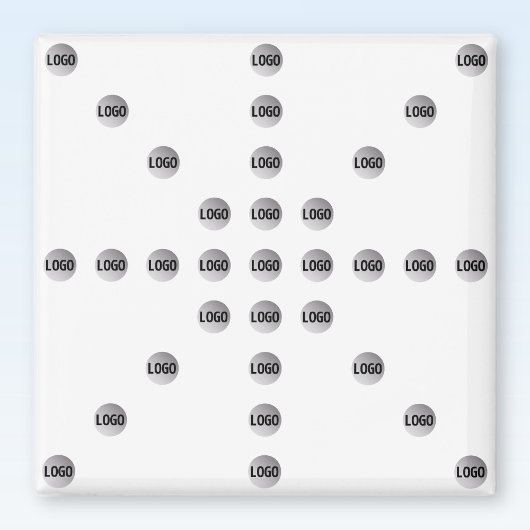 Ihr Logo oder jedes hochgeladene Bild | Star Patte Magnet