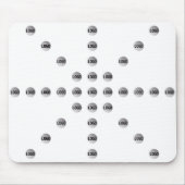 Ihr Logo oder jedes hochgeladene Bild | Star Patte Mousepad (Vorne)