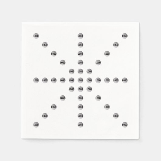 Ihr Logo oder jedes hochgeladene Bild | Star Patte Serviette (Vorderseite)