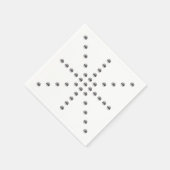 Ihr Logo oder jedes hochgeladene Bild | Star Patte Serviette (Ecke)