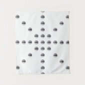 Ihr Logo oder jedes hochgeladene Bild | Star Patte Wandteppich (Vorderseite)