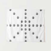 Ihr Logo oder jedes hochgeladene Bild | Star Patte Wandteppich (Vorderseite (Horizontal))