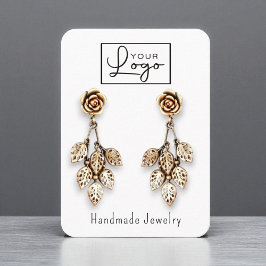 Ihr Logo-Ohrendisplay ist groß mit Social Media Visitenkarte