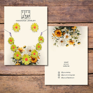 Ihr Logo-Ohrring und Ihr Nekklace-Display-Inhaber Visitenkarte