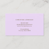 Ihr Logo | Perlenwellen Visitenkarte (Rückseite)