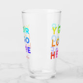 Ihr Logo Personalisierte Bierbrille 16oz Jede Farb Glas (Links)