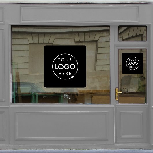 Ihr Logo | Platz für das Logo der Black Business C Fensteraufkleber