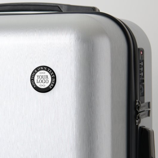Ihr Logo - Punkt - Hintergrund WEISS Magnet (In Situ (Gepäck))