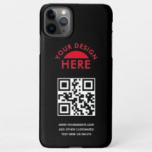 Ihr Logo & QR Code Geschäftswerbung iPhone Cas 11Pro Max Hülle