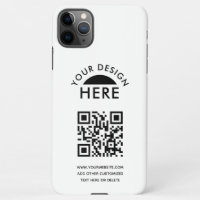 Ihr Logo & QR Code Geschäftswerbung iPhone Cas