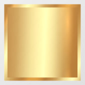 Ihr Logo QR Code Text Glam Gold Blank Hintergrund Fensteraufkleber (Blatt)