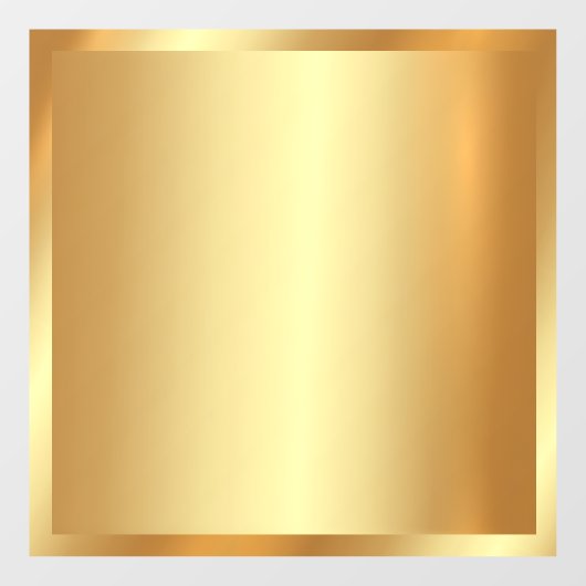 Ihr Logo QR Code Text Glam Gold Blank Hintergrund Fensteraufkleber (Blatt)