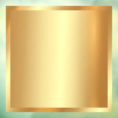 Ihr Logo QR Code Text Glam Gold Blank Hintergrund Fensteraufkleber (Blatt 3)