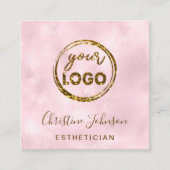 Ihr Logo Quadratische Visitenkarte (Vorderseite)