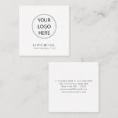 Ihr Logo Quadratische Visitenkarte (Vorne/Hinten)