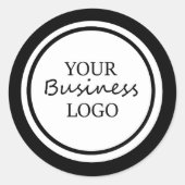 Ihr Logo-Rundschreiben Runder Aufkleber (Vorderseite)