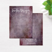 Ihr Logo Rustic Raspberry Schmuckhalterkarte (Schreibtisch)