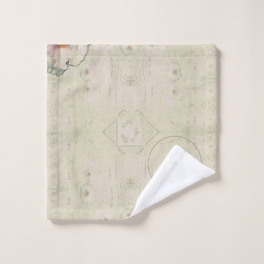 Ihr Logo Rustikaler Armbaum Peony Badhandtuch Set (Waschlappen)