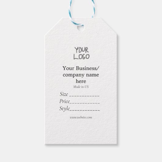 Ihr Logo Social Media QR-Code Geschenkanhänger (Vorderseite)