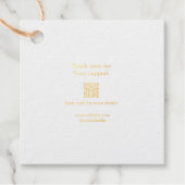 Ihr Logo Social Media QR-Code Geschenkanhänger (Vorderseite)