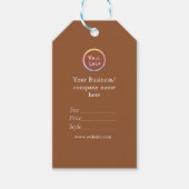 Ihr Logo Social Media QR-Code Geschenkanhänger (Vorderseite)