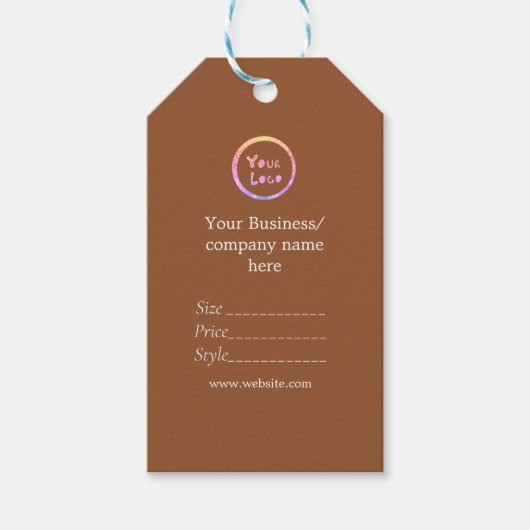 Ihr Logo Social Media QR-Code Geschenkanhänger (Vorderseite)