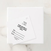 Ihr Logo Social Media QR-Code Geschenkanhänger (Beispiel)