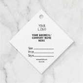 Ihr Logo Social Media QR-Code Geschenkanhänger (Vorderseite)