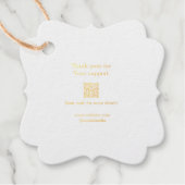 Ihr Logo Social Media QR-Code Geschenkanhänger (Vorderseite)