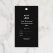 Ihr Logo Social Media QR-Code Geschenkanhänger (Rückseite)