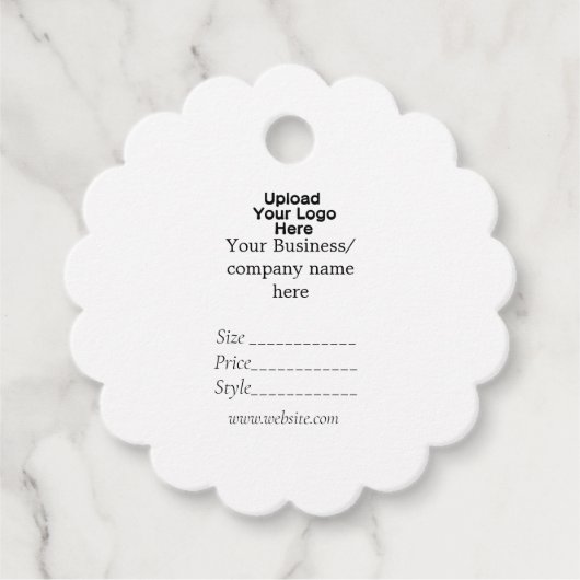 Ihr Logo Social Media QR-Code Geschenkanhänger (Vorderseite)