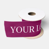 IHR LOGO STYLISH MODERN WEIN SATINBAND (Spule)