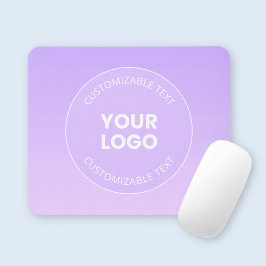 Ihr Logo | Subtile Lavender Ombre Gradient Mousepad
