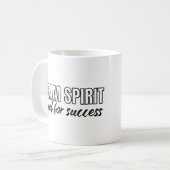 Ihr Logo Team Spirit Inspiration Office-Mitarbeite Kaffeetasse (Vorderseite Links)