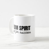Ihr Logo-Team Spirit Motivierend Angebotsbüro Kaffeetasse (Vorderseite Links)